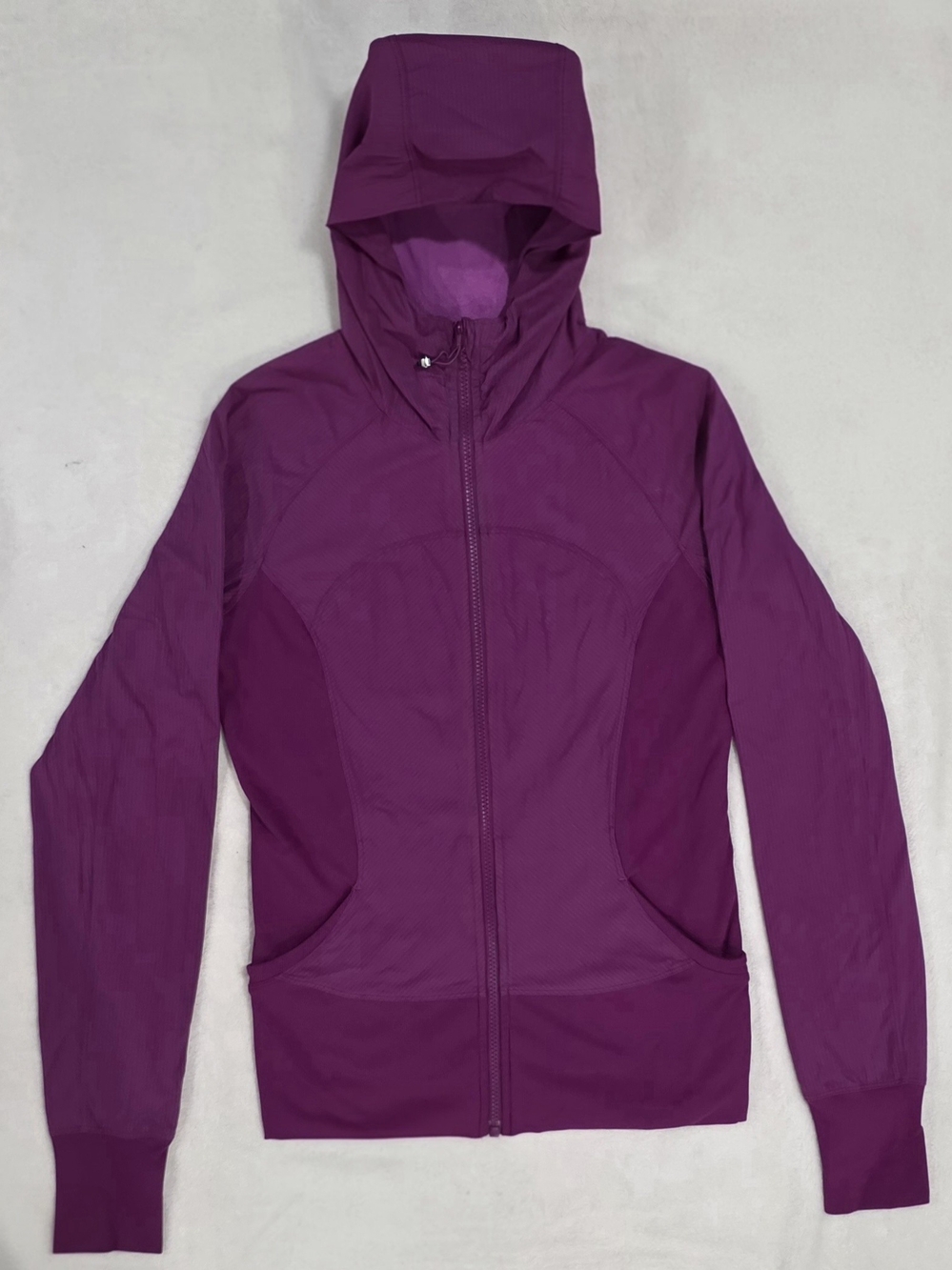 Lululemon In Flux Reversible Hooded Jacket Regal Plum Size 10